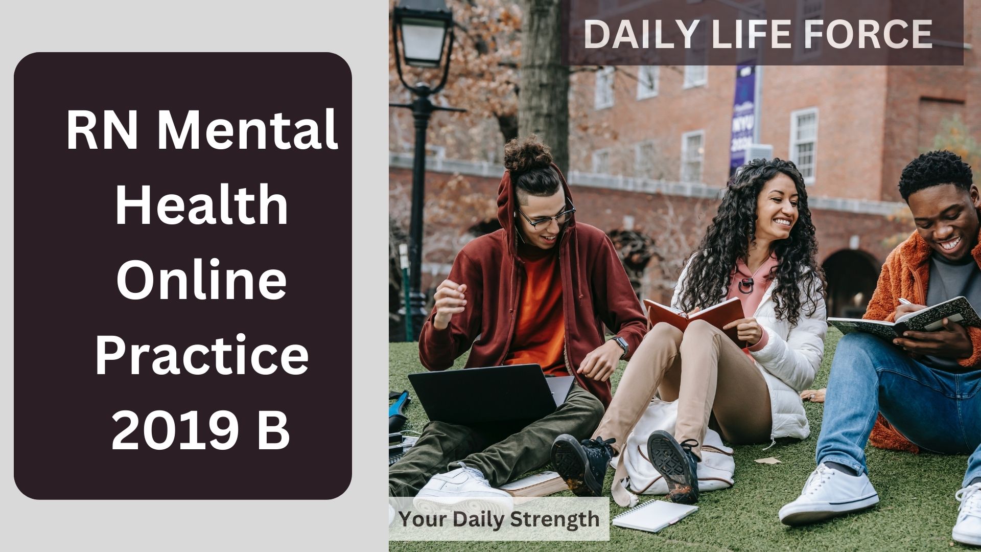 RN Mental Health Online Practice 2019 b With NGN Guide Daily Life Force